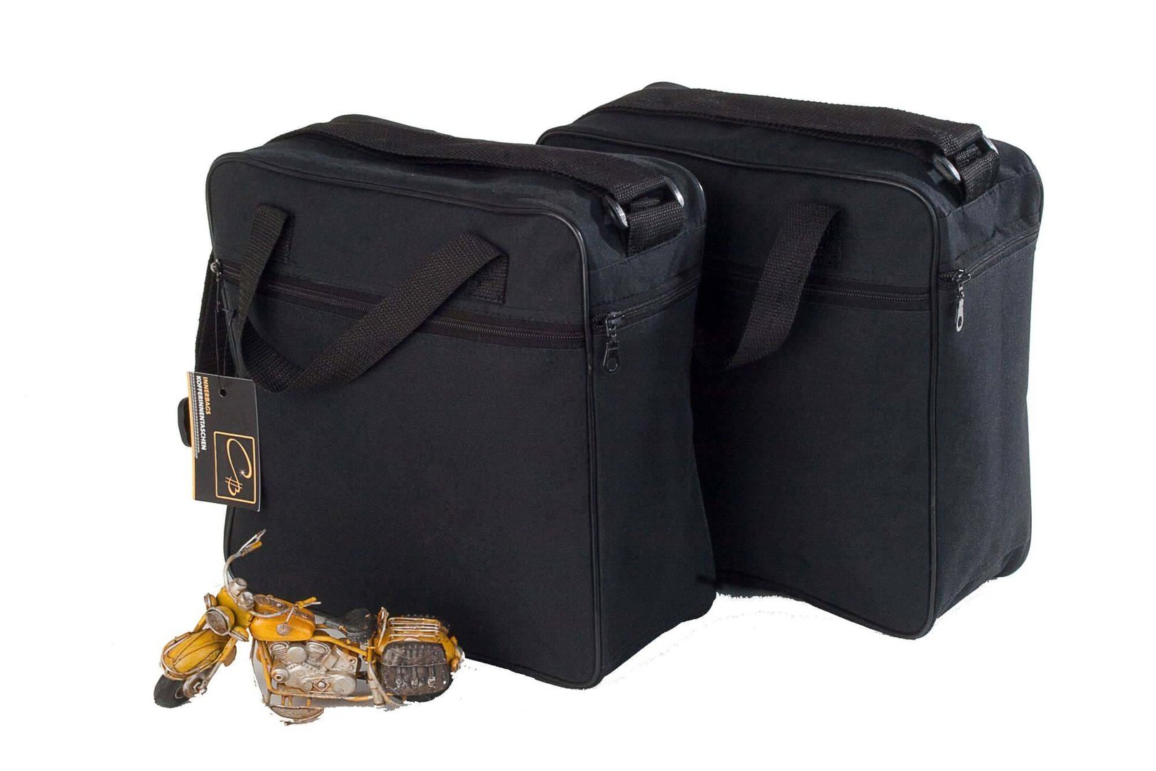 Ein Paar Koffer Innentaschen (Textil / Schwarz)